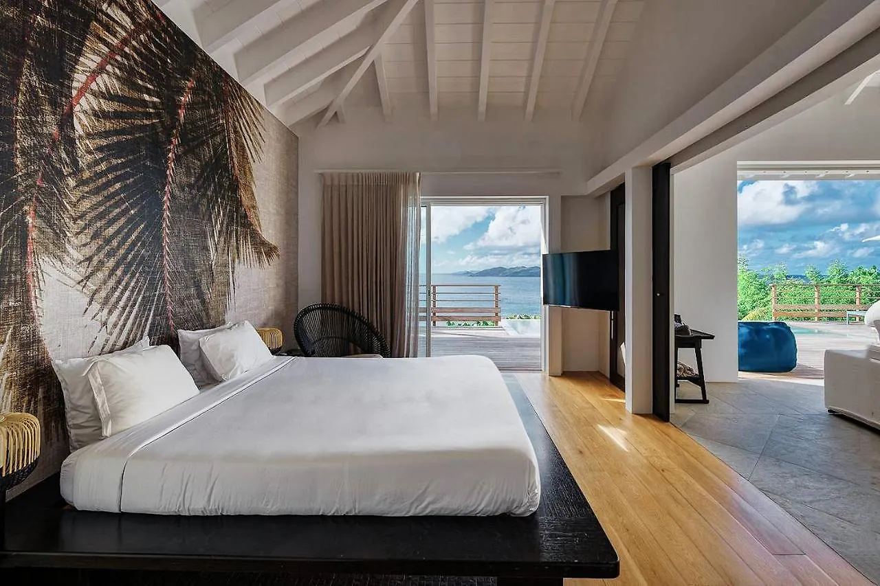 Infiniti 1 Bedroom Private Luxury Villa Breath Taking View In St Barth Pointe Milou 0*,