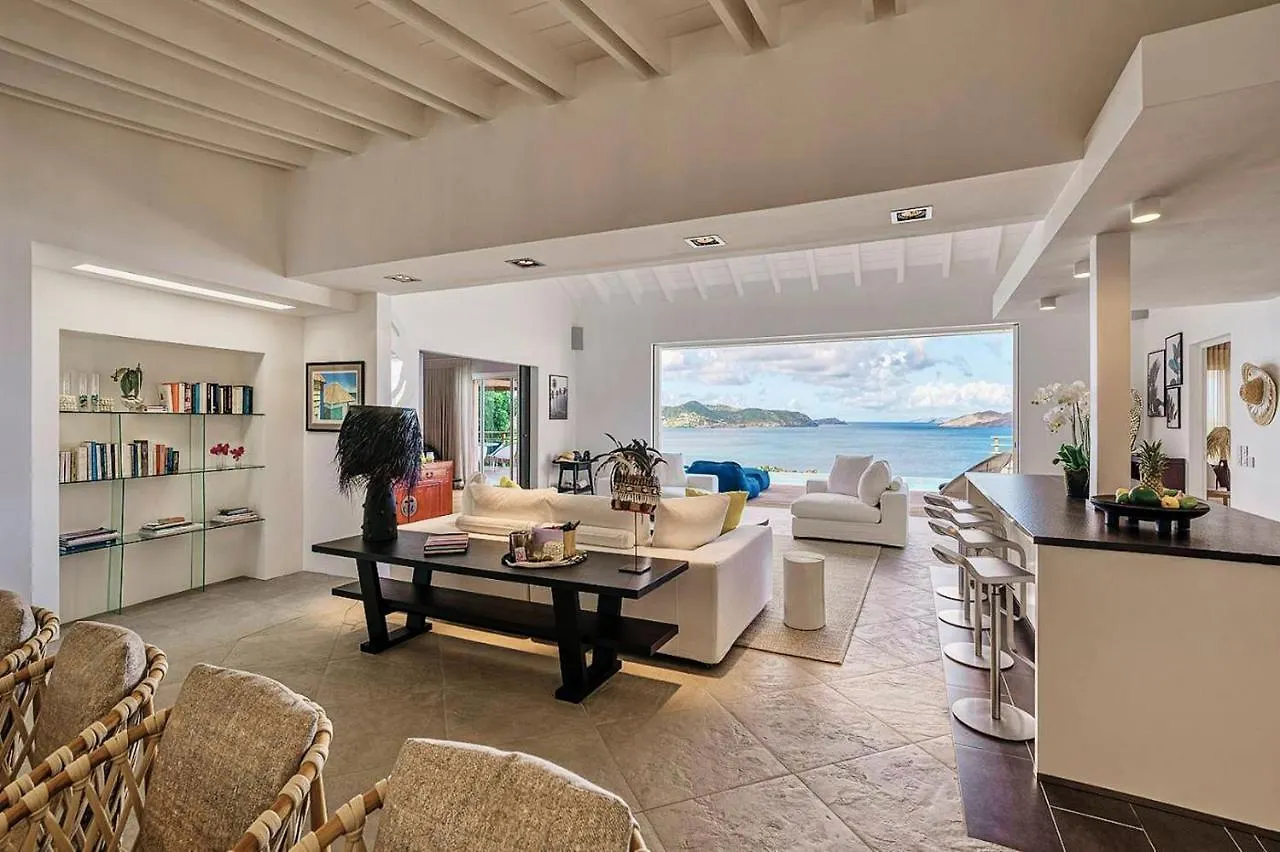 Infiniti 1 Bedroom Private Luxury Villa Breath Taking View In St Barth Pointe Milou Saint Barthélemy