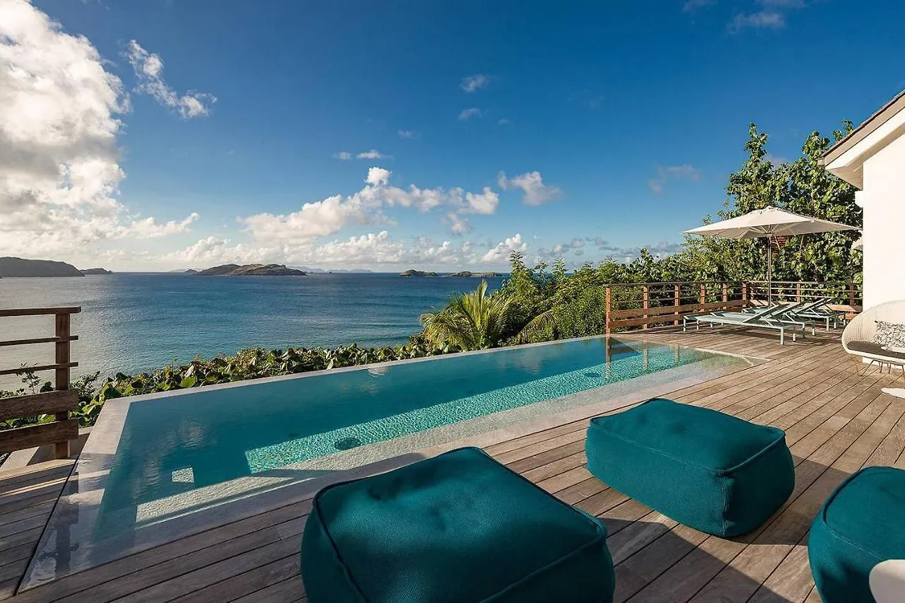 Infiniti 1 Bedroom Private Luxury Villa Breath Taking View In St Barth Pointe Milou