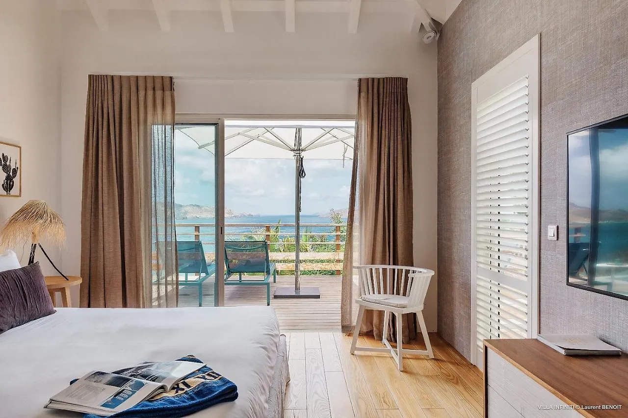 Infiniti 1 Bedroom Private Luxury Villa Breath Taking View In St Barth Pointe Milou