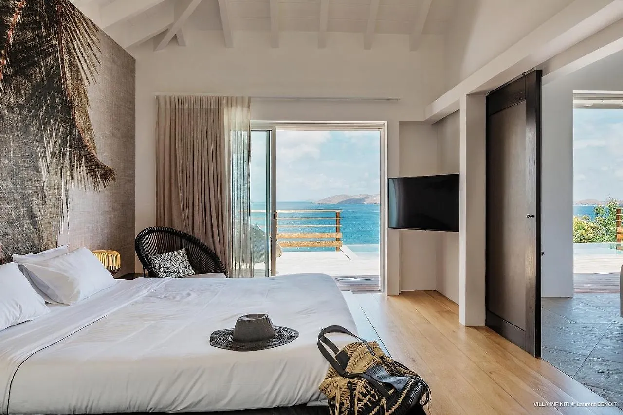 Infiniti 1 Bedroom Private Luxury Villa Breath Taking View In St Barth Pointe Milou 0*,  Saint Barthélemy